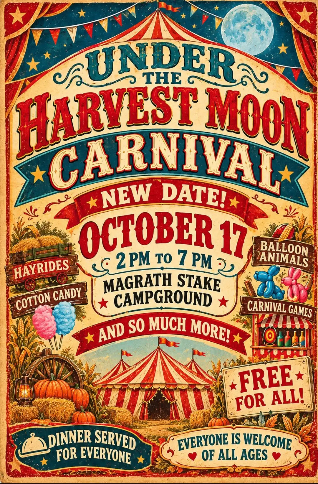 Under the Harvest Moon Carnival — NEW DATE! October 17